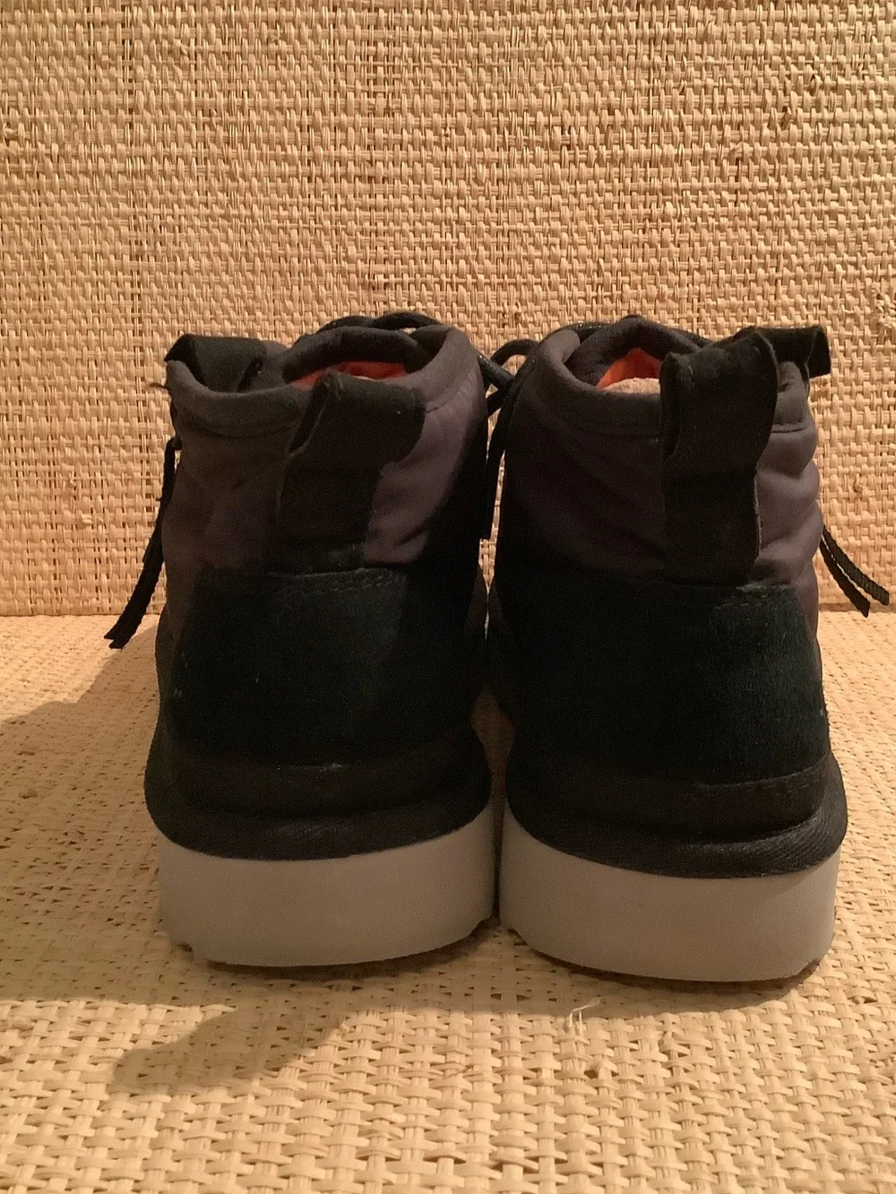 UGG Black Chukka Boots UGG Neumel Zip MLT Black Nylon Boots Urban Outfitters